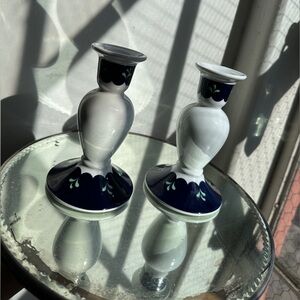 Genuine Lenox Japan a Pair of candleholders Perfect conditionion